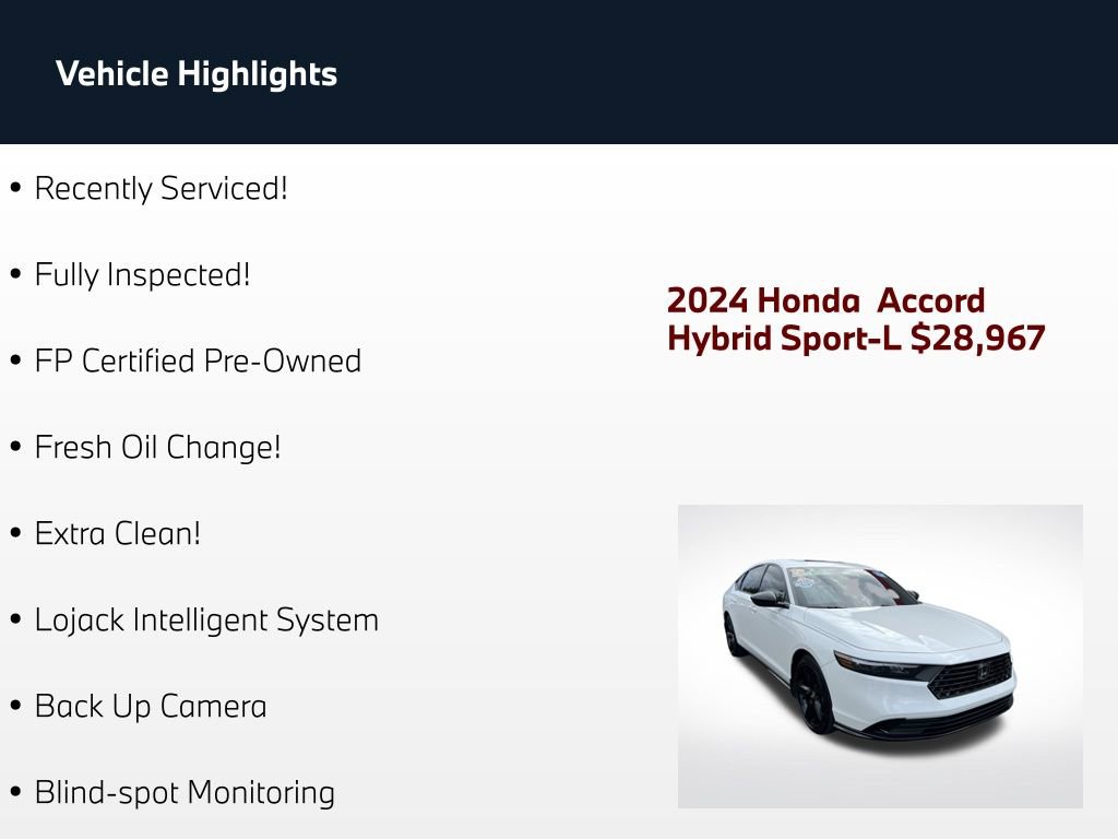Used 2024 Honda Accord Sport image 2