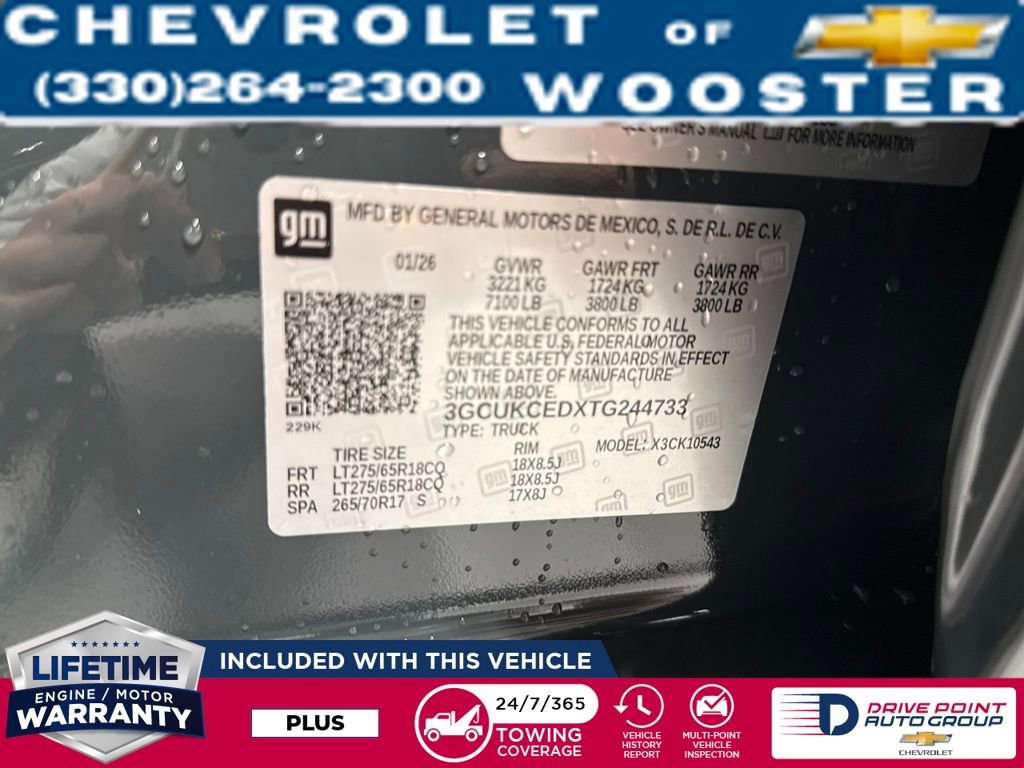 New 2026 Chevrolet Silverado 1500 Custom Trail Boss image 35