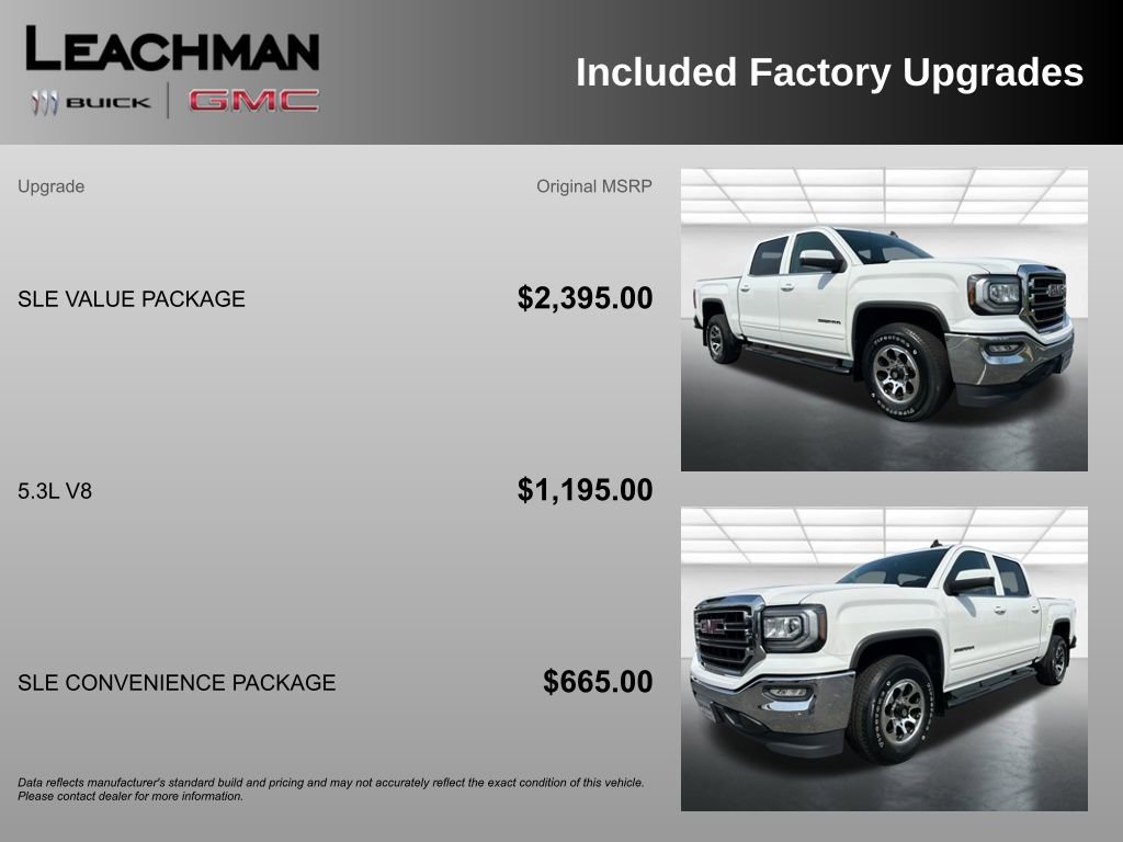 Used 2017 GMC Sierra 1500 SLE w/ SLE Value Package image 10