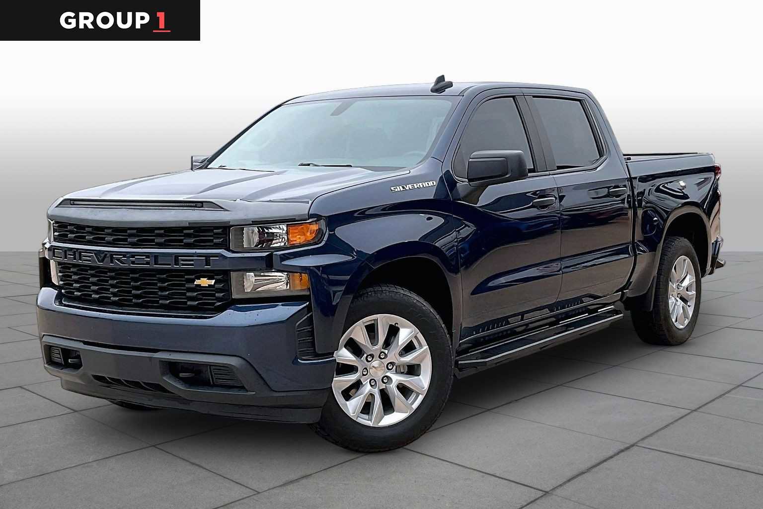 Certified 2022 Chevrolet Silverado 1500 Custom RWD image 1