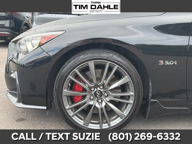 Used 2019 INFINITI Q50 Red Sport 400 w/ Sensory Package AWD/4WD image 7