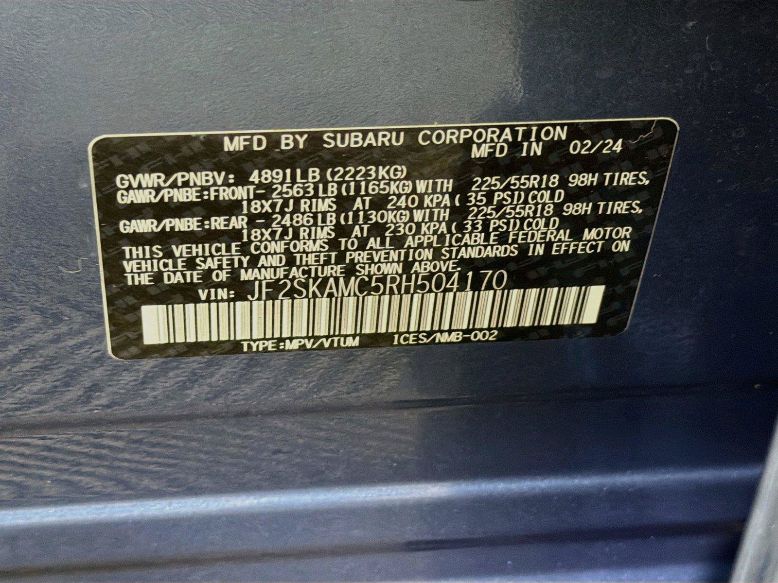 Used 2024 Subaru Forester Touring w/ Pop Package 2 AWD/4WD image 40