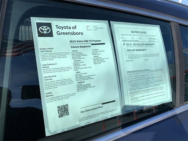 Used 2015 Volvo V60 T5 Premier w/ Convenience Package image 37