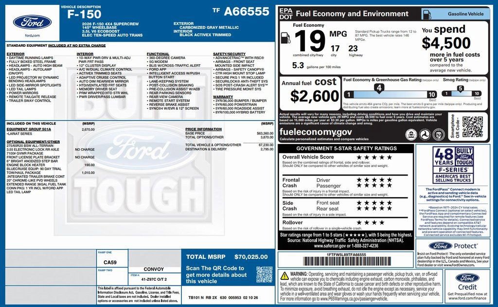 New 2026 Ford F150 Lariat image 2
