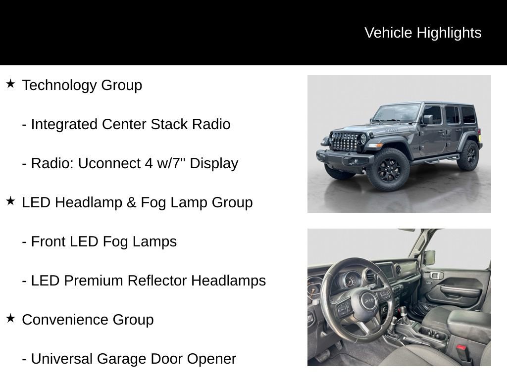 Used 2021 Jeep Wrangler Unlimited Sport AWD/4WD image 26
