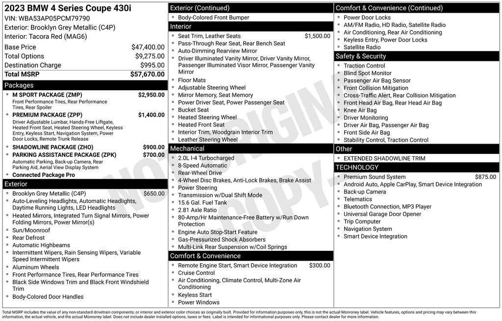 Used 2023 BMW 430i 430i w/ M Sport Package image 6