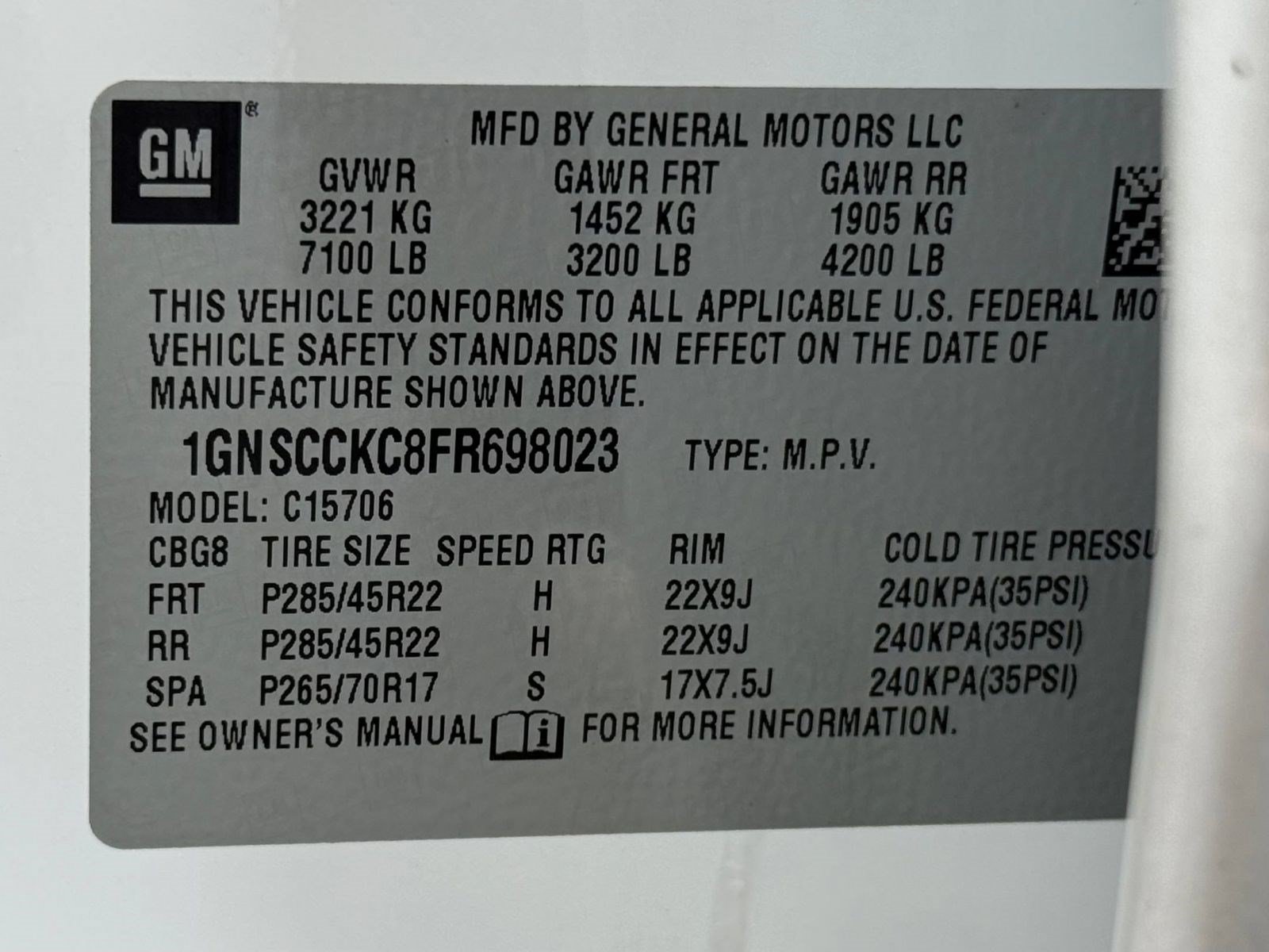 Used 2015 Chevrolet Tahoe LTZ RWD image 29