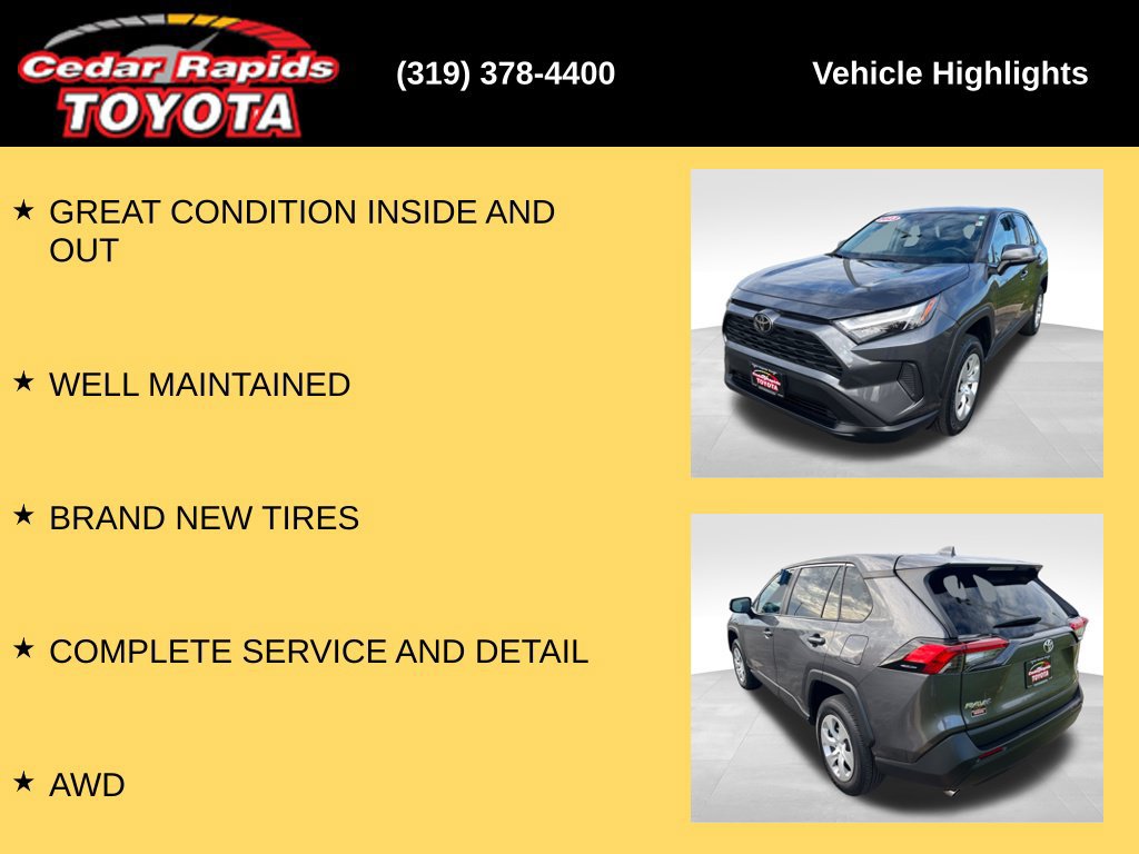 Used 2023 Toyota RAV4 LE AWD/4WD image 8