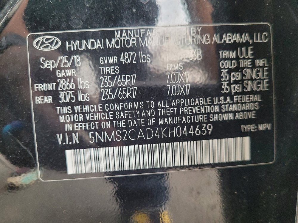 Used 2019 Hyundai Santa Fe SE AWD/4WD image 33