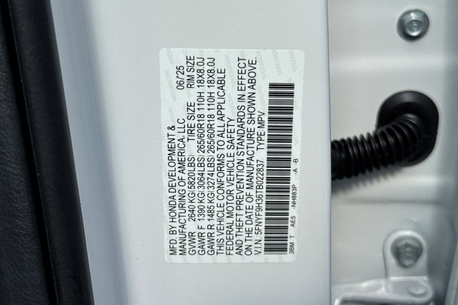 New 2026 Honda Passport RTL image 19
