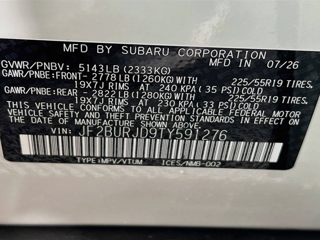 New 2026 Subaru Outback Touring XT AWD/4WD image 24
