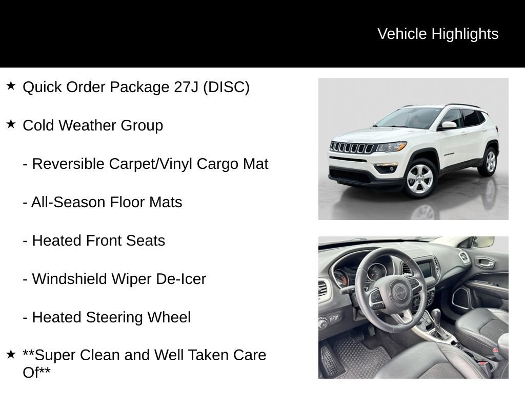 Used 2019 Jeep Compass Latitude w/ Cold Weather Group AWD/4WD image 6