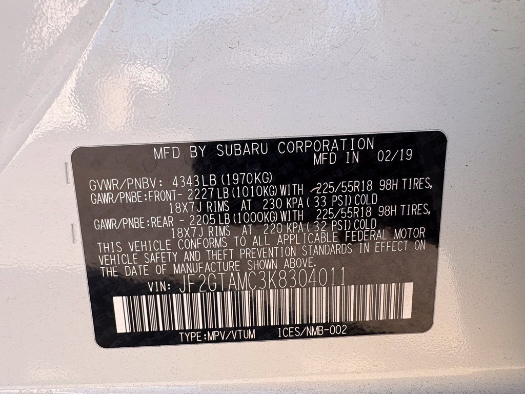 Used 2019 Subaru Crosstrek 2.0i Limited AWD/4WD image 34