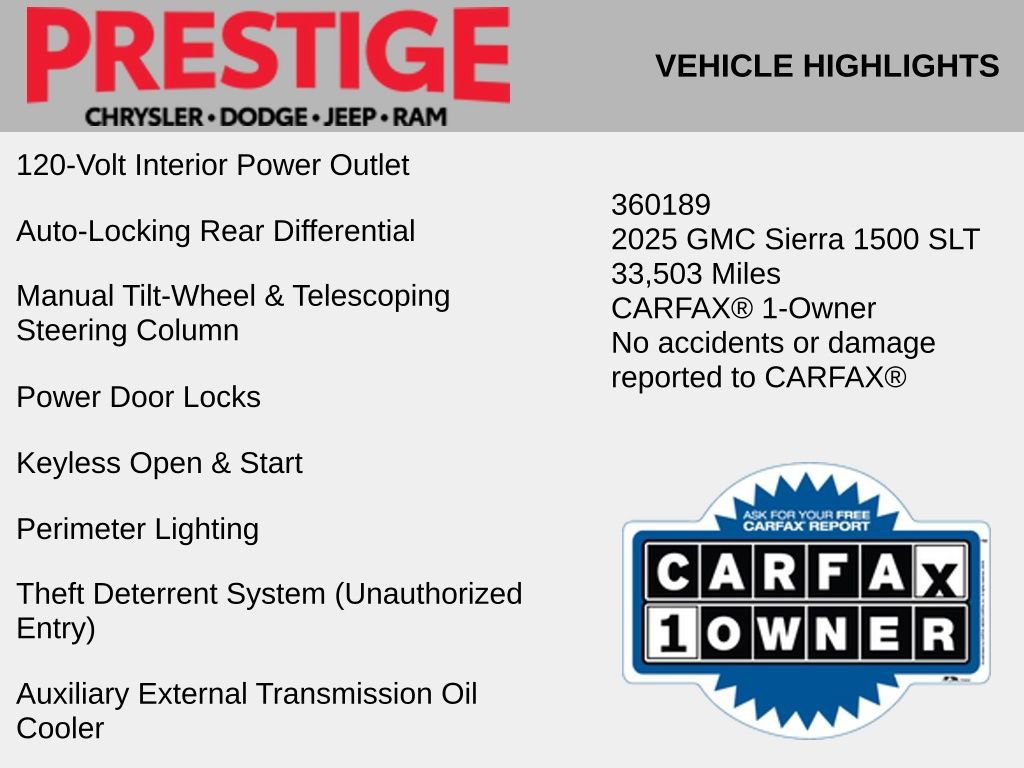 Used 2025 GMC Sierra 1500 SLT AWD/4WD image 12