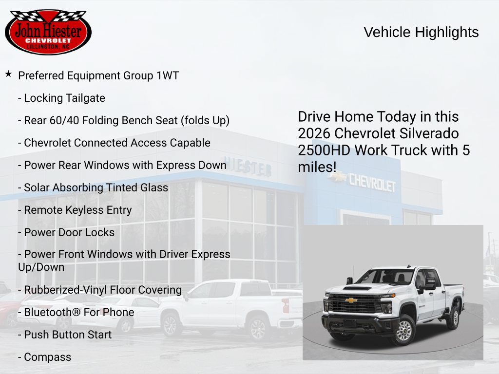 New 2026 Chevrolet Silverado 2500 W/T AWD/4WD image 2