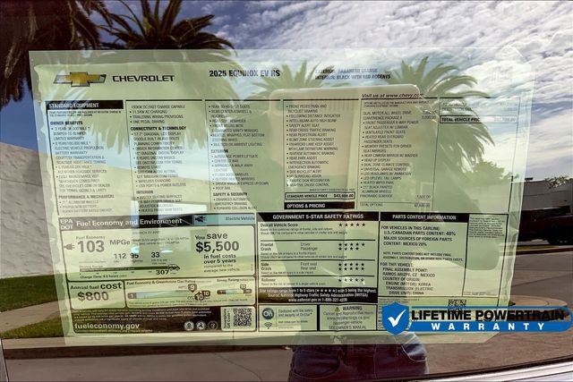 New 2025 Chevrolet Equinox EV RS w/ Convenience Package II image 15