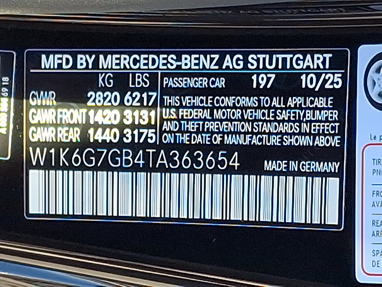 Certified 2026 Mercedes-Benz S 580 4MATIC Sedan image 27