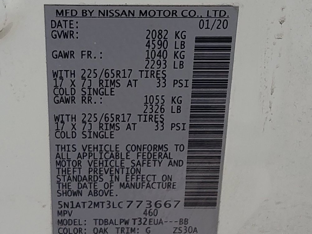Used 2020 Nissan Rogue S FWD image 33