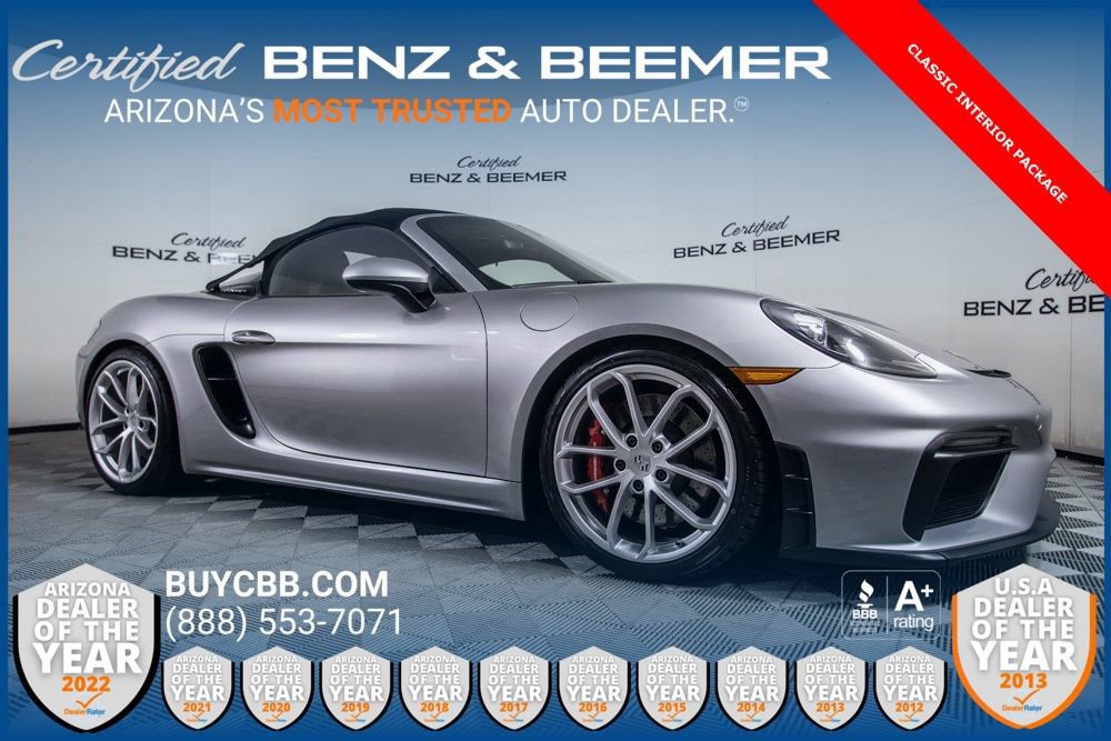 Used 2022 Porsche 718 Boxster Spyder