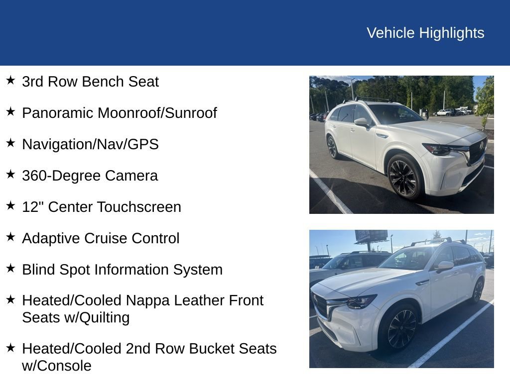 Used 2024 MAZDA CX-90 3.3 Turbo S w/ Premium Plus image 11