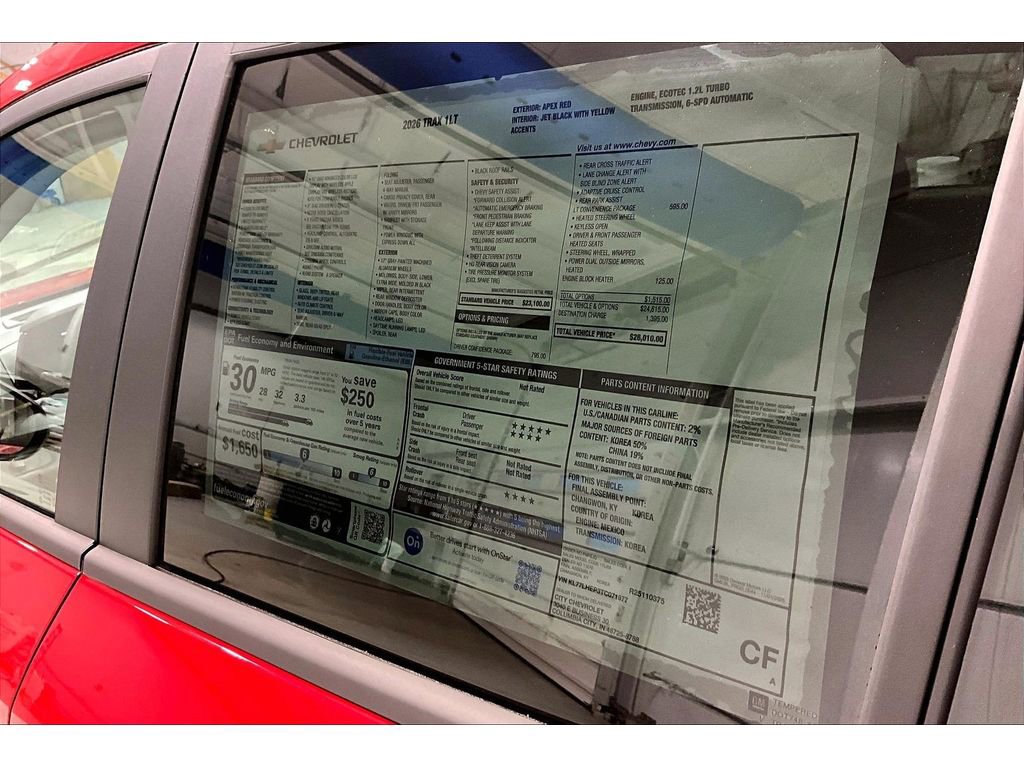 New 2026 Chevrolet Trax LT image 15