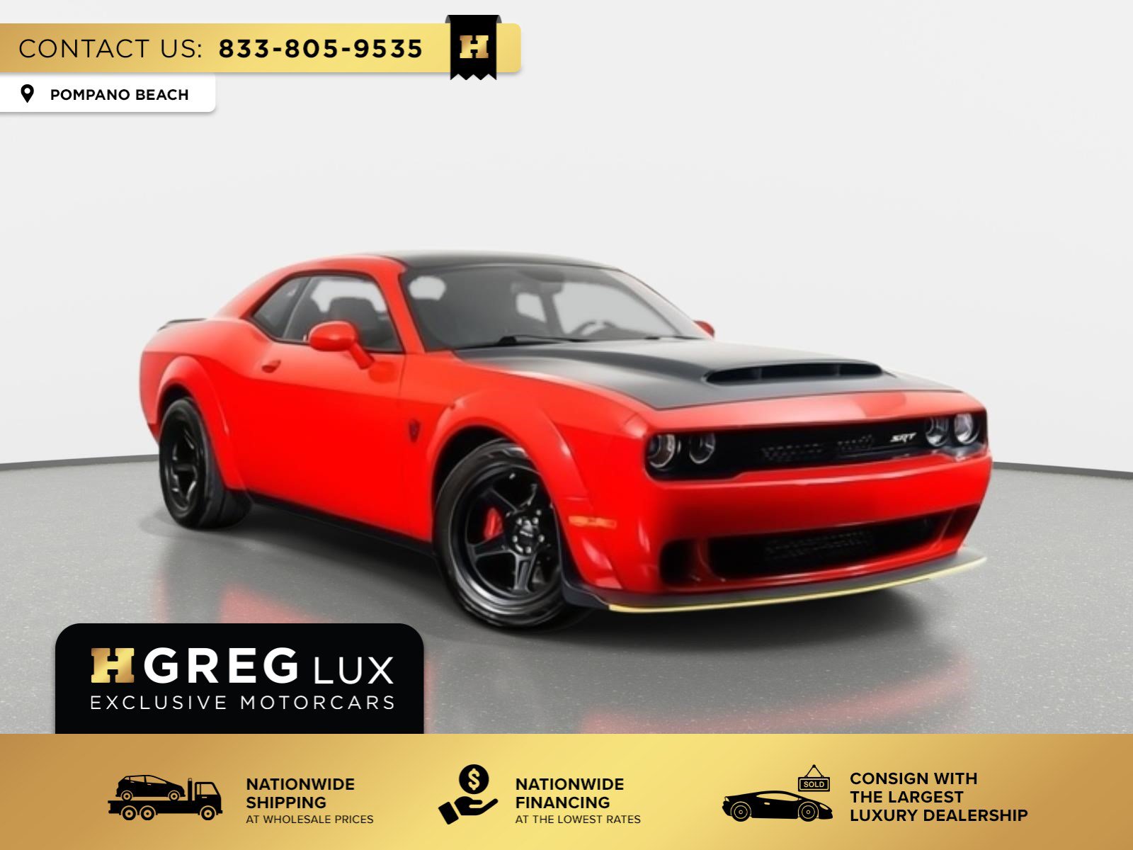Used 2018 Dodge Challenger SRT Demon RWD image 1