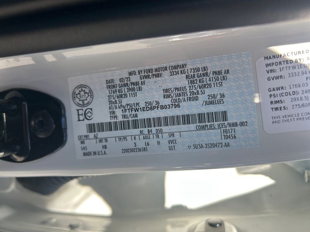 Used 2023 Ford F150 Lariat w/ Equipment Group 502A High AWD/4WD image 34