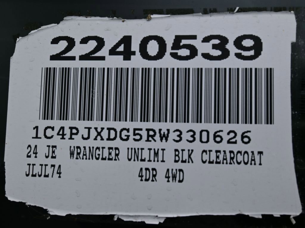 New 2024 Jeep Wrangler Unlimited Sport AWD/4WD image 11