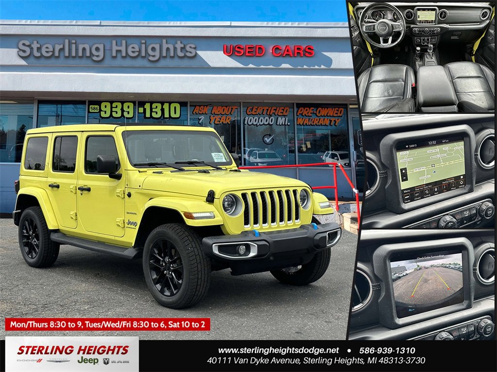 Used 2023 Jeep Wrangler Unlimited Sahara w/ Cold Weather Group image 1