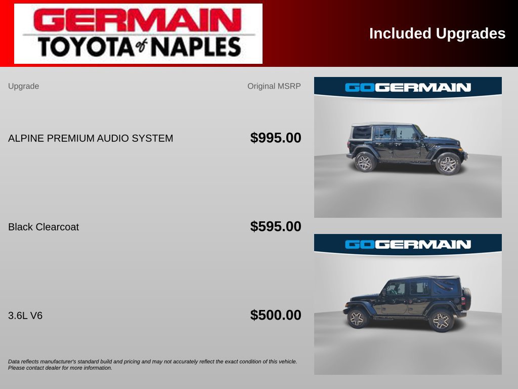 Used 2026 Jeep Wrangler Unlimited Sahara AWD/4WD image 5
