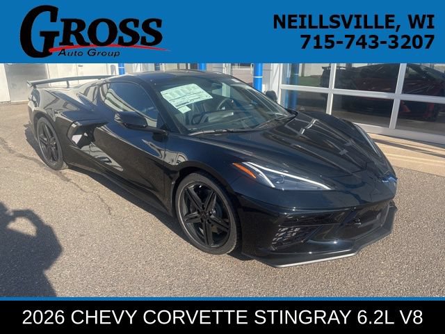 New 2026 Chevrolet Corvette Stingray Premium Cpe w/ Z51 Performance Package