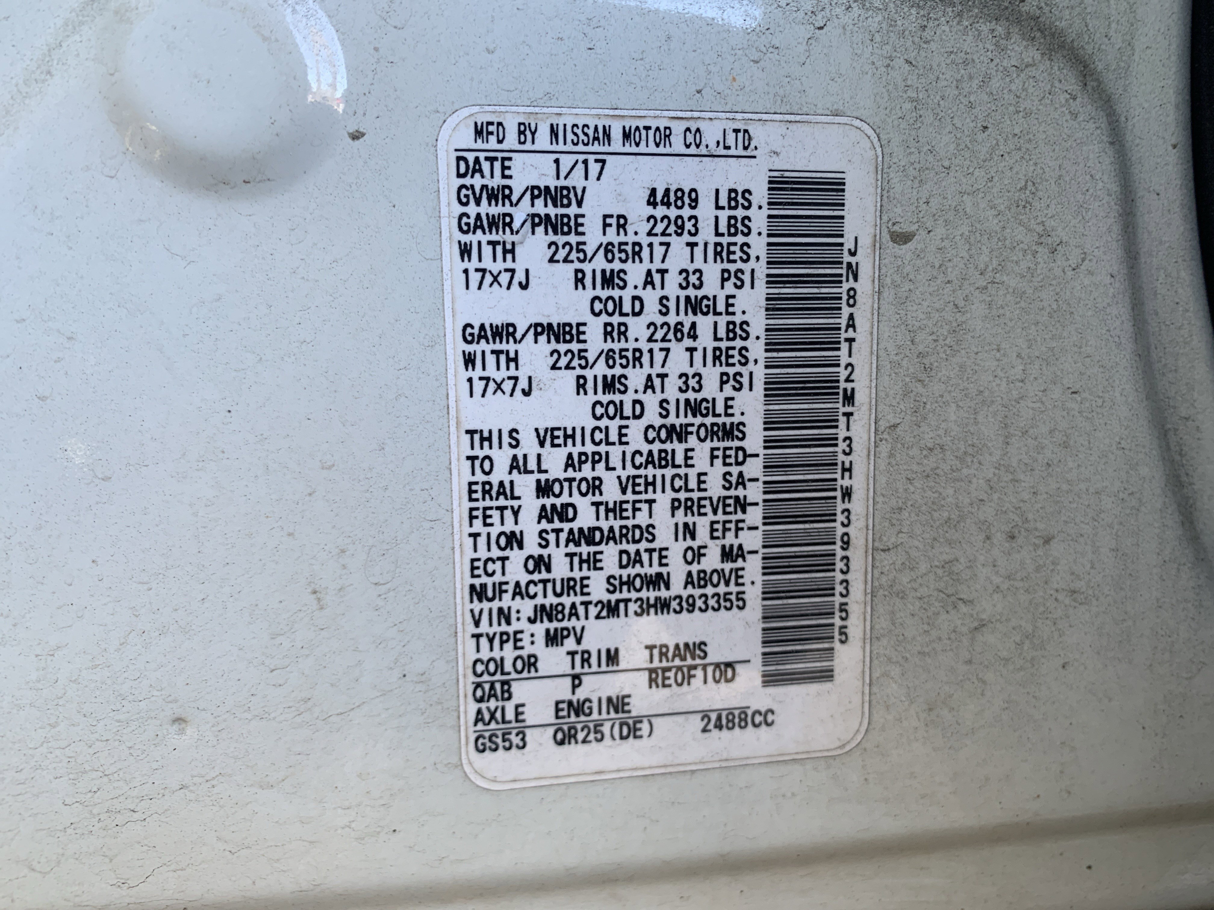 Used 2017 Nissan Rogue SV image 36