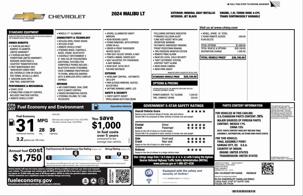 Used 2024 Chevrolet Malibu LT video 2