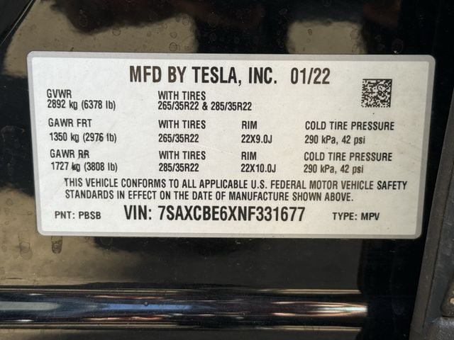 Used 2022 Tesla Model X Plaid AWD/4WD image 27