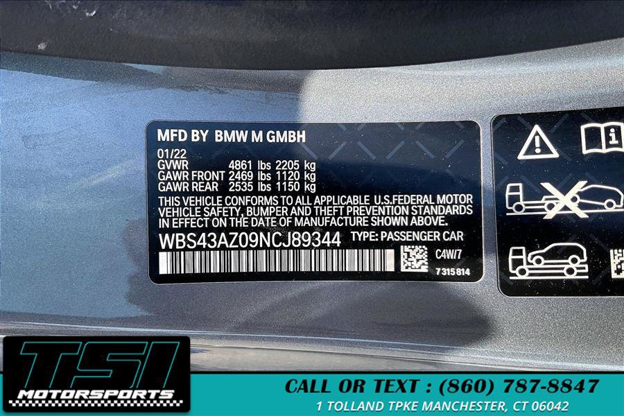 Used 2022 BMW M4 xDrive Competition AWD/4WD image 33