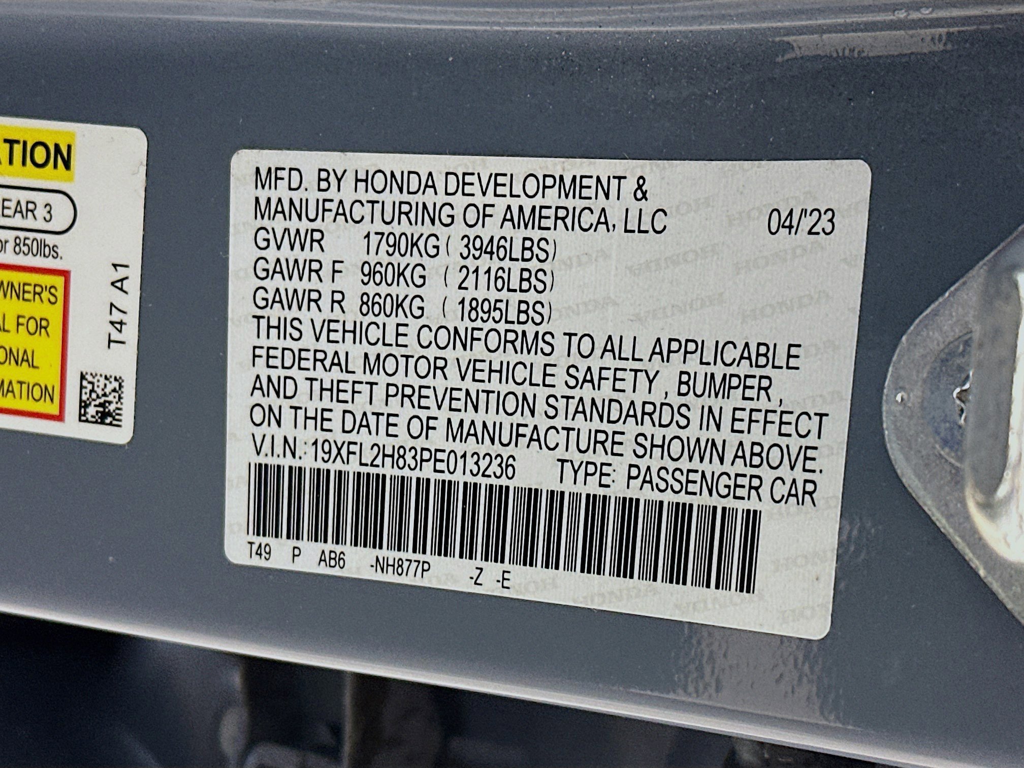 Used 2023 Honda Civic Sport image 12