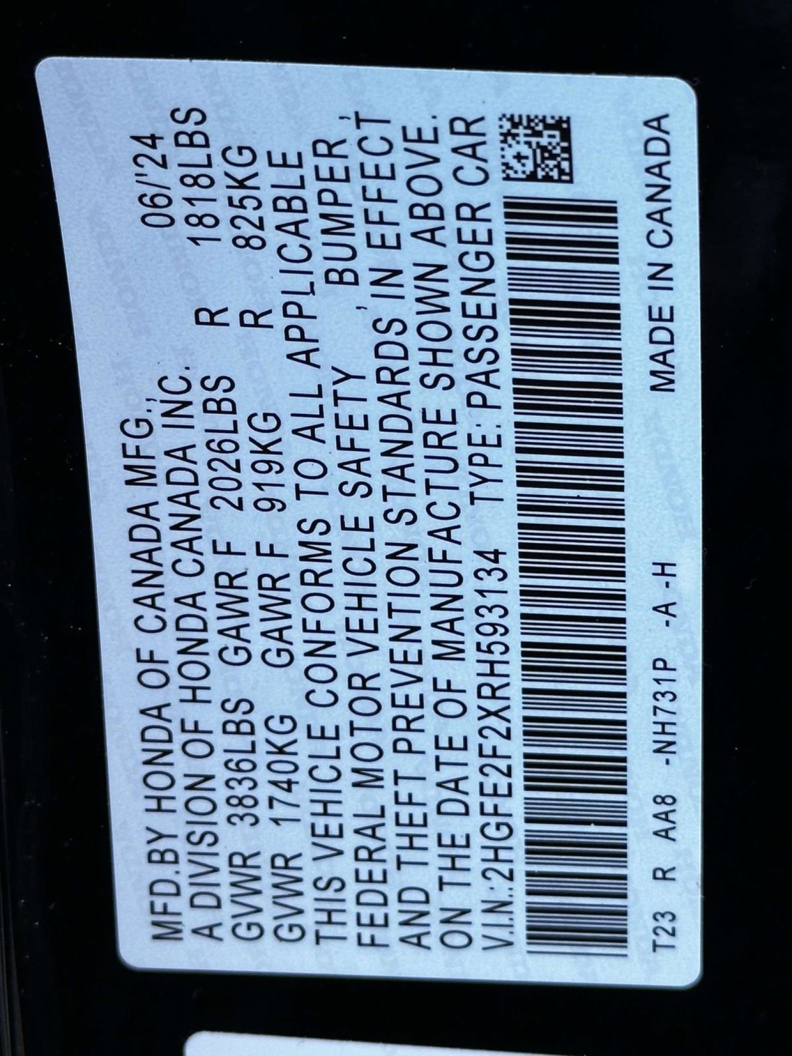 Used 2024 Honda Civic LX image 34