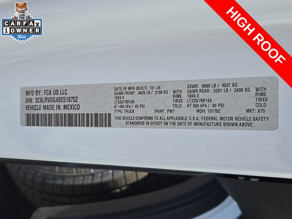 Used 2025 RAM ProMaster 2500 w/ Convenience Group image 27