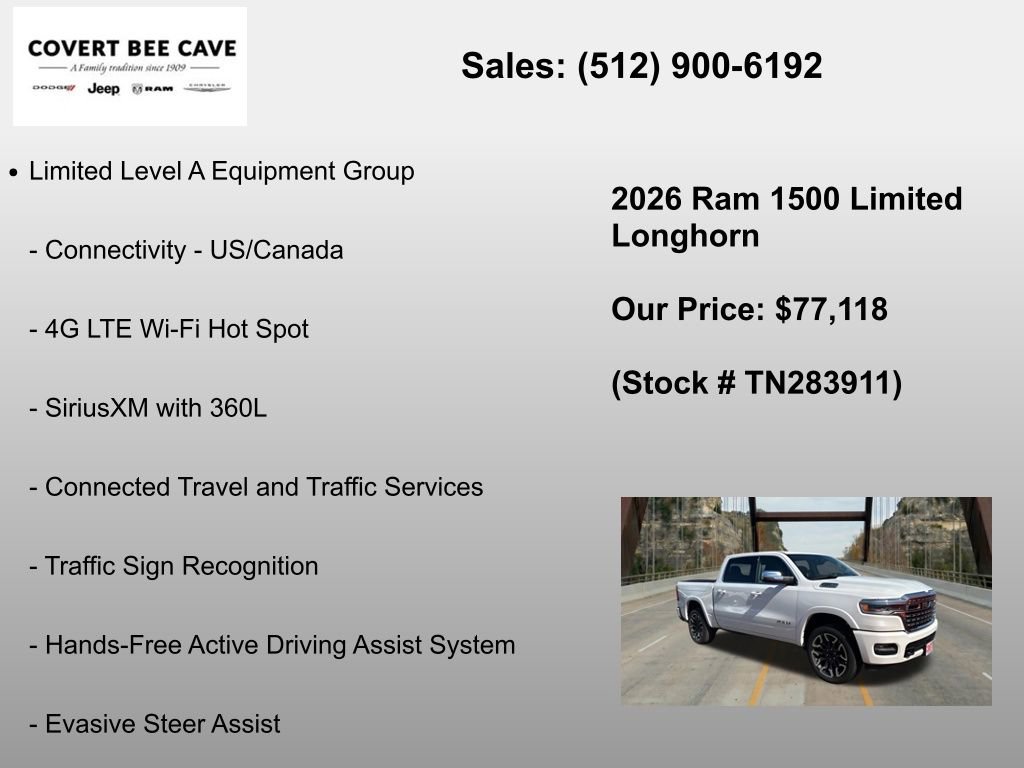 New 2026 RAM 1500 Limited AWD/4WD image 24