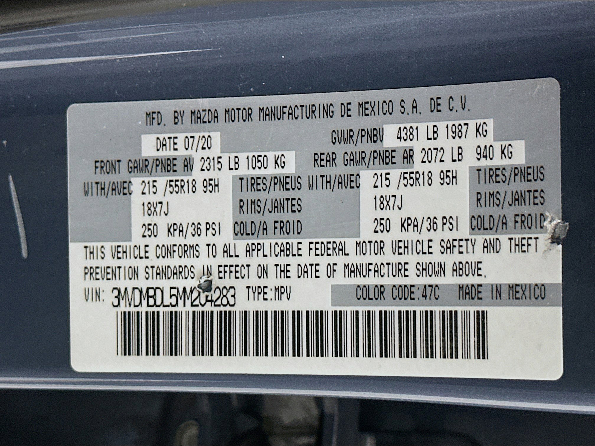 Used 2021 MAZDA CX-30 AWD 2.5 S w/ Premium Package image 12