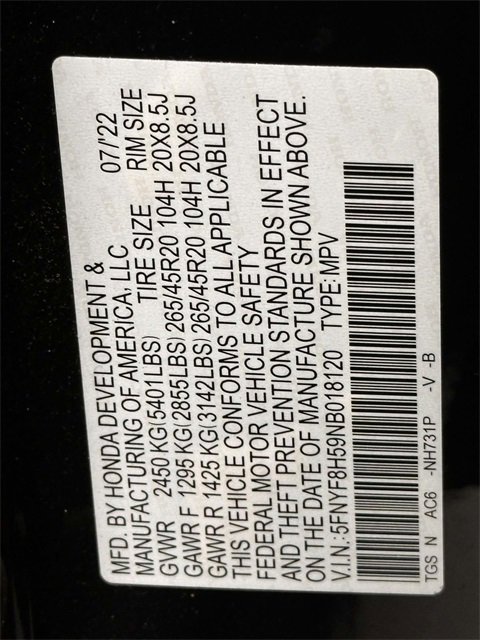 Certified 2022 Honda Passport EX-L image 32