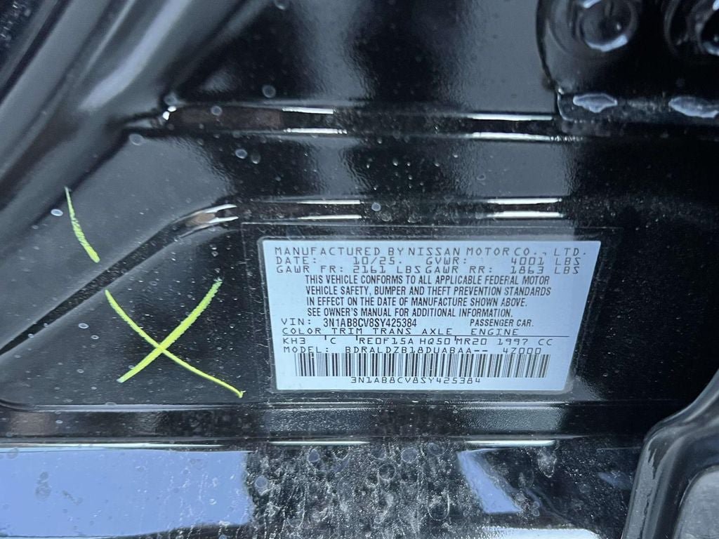 New 2025 Nissan Sentra SV w/ SV Premium Package FWD image 24