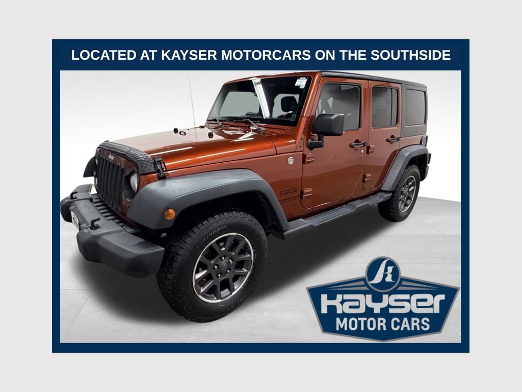 Used 2014 Jeep Wrangler Unlimited Sport w/ Dual Top Group AWD/4WD image 1