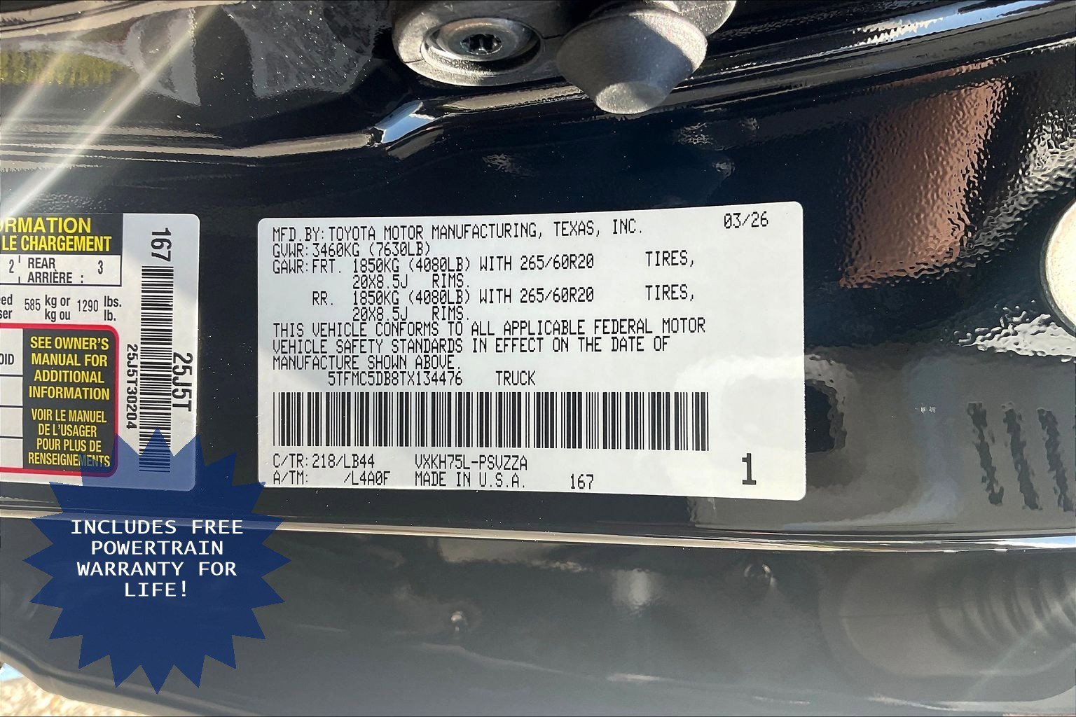 New 2026 Toyota Tundra 1794 Edition AWD/4WD image 17