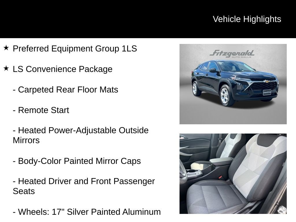 Used 2025 Chevrolet Trax LS w/ LS Convenience Package FWD image 9