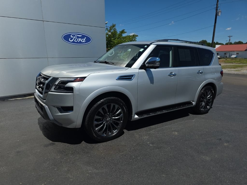 Used 2023 Nissan Armada Platinum w/ Captain's Chairs Package AWD/4WD image 2