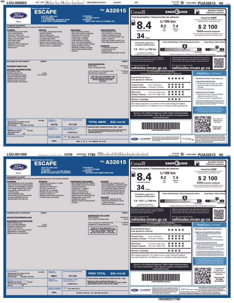 Used 2023 Ford Escape ST-Line image 28