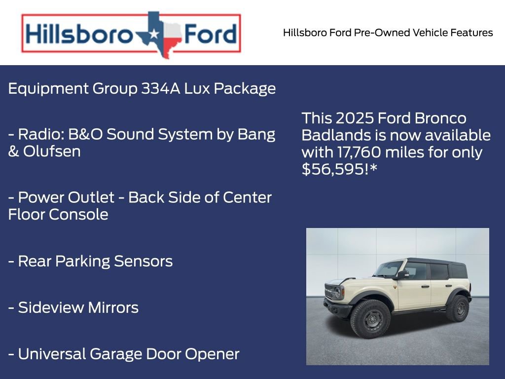 Used 2025 Ford Bronco Badlands AWD/4WD image 9