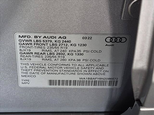 Used 2022 Audi Q5 2.0T Premium Plus w/ Premium Plus Package AWD/4WD image 26