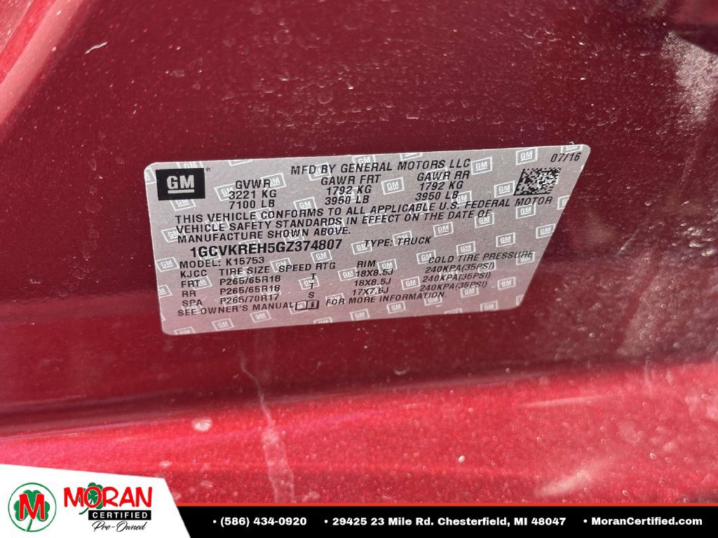 Used 2016 Chevrolet Silverado 1500 LT w/ All Star Edition AWD/4WD image 30